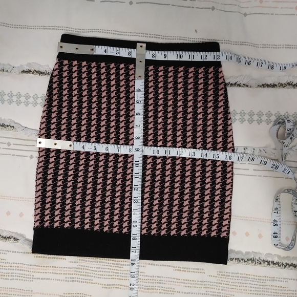 Majorelle Carrie houndstooth knit skirt set S - Picture 15 of 16